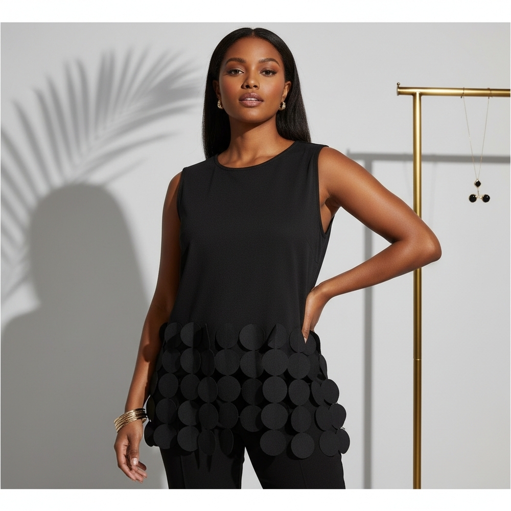 Dangle Circles Blouse